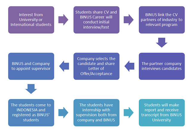 SCHEME OF INTERNSHIP at BINUS UNIVERSITY