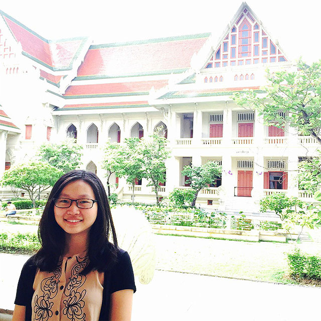 Elizabeth Charlotte Widjojo: ASEAN Youth Exchange Program 2015 at Chulalongkorn University, Thailand