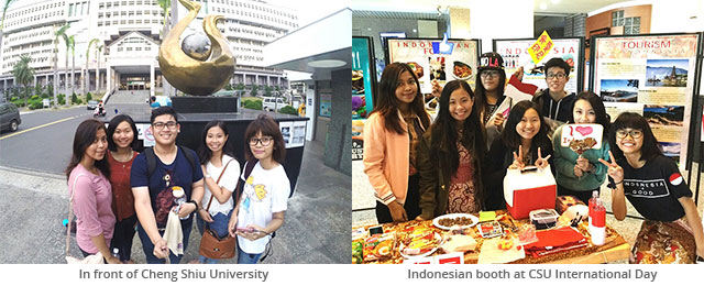 Elizabeth Charlotte & Jessica Laay BINUS Exchange at Cheng Shiu University, Taiwan