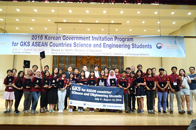 Metta Handika: GKS for ASEAN countries’ SCIence and ENgineering Students 2016 at Dankook University, South Korea