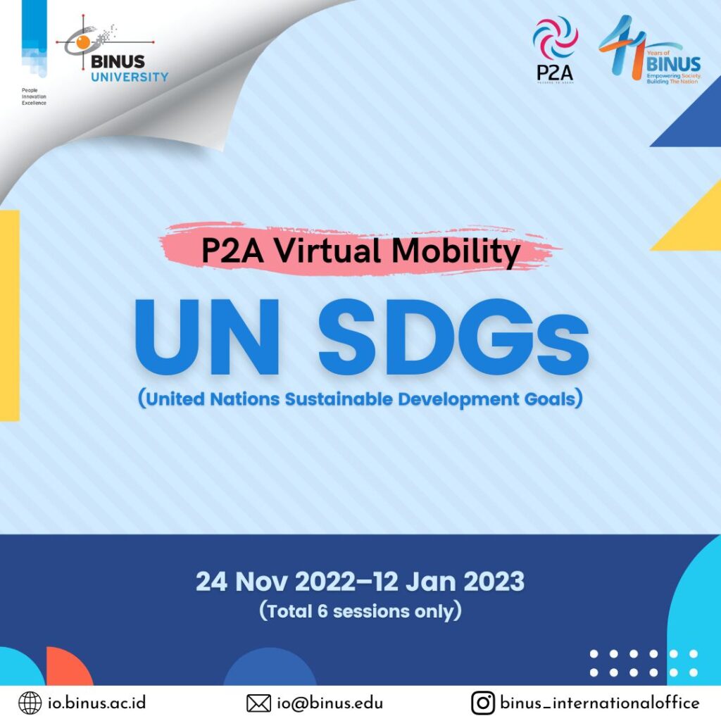 P2A Virtual Mobility In UN SDGs (United Nations Sustainable Development ...