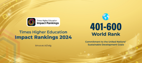 BINUS UNIVERSITY Makes Major Leap to 401-600 in Times Higher Education (THE) Impact Rankings 2024