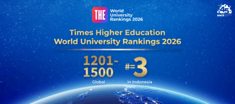 BINUS UNIVERSITY Solidifies Its Leading Role in THE World University Rankings 2026