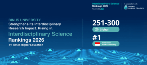 Cross-Disciplinary Collaboration Boosts BINUS UNIVERSITY to the 251–300 Position in THE Interdisciplinary Science Rankings 2026
