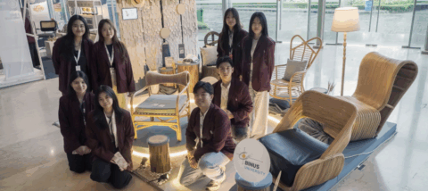BINUS @Bandung Interior Design Students Showcase Agriculture Modern Style Furnitures at the International Furniture Expo (IFEX) 2026